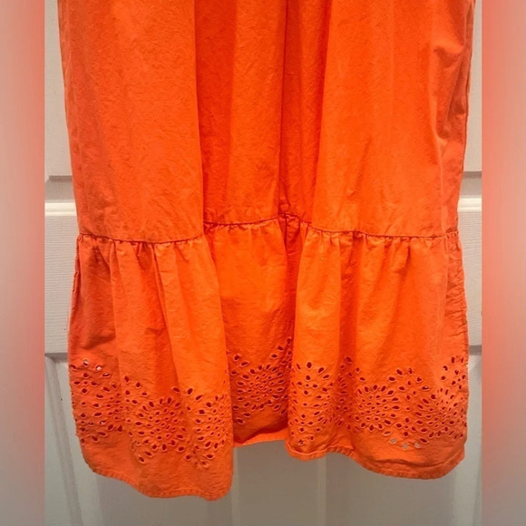 LC Lauren Conrad Coral Eyelet Midi Dress Size XXL - Picture 5 of 7